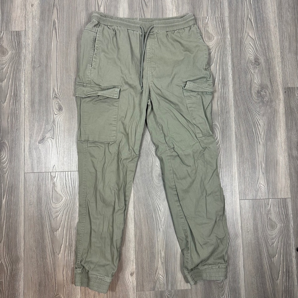 Hunter & Brown Light Olive Green Cargo Jogger Pants - SIZE XL Fall
